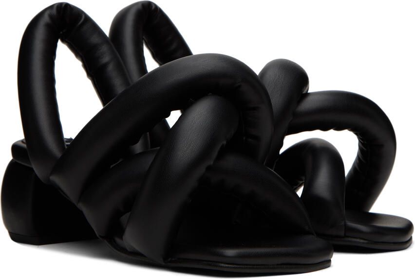 Henrik Vibskov Black Yume Edition Sausage Heeled Sandals - Picture 2