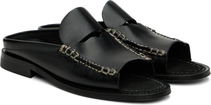 HEREU Black Obert Sandals - Picture 2
