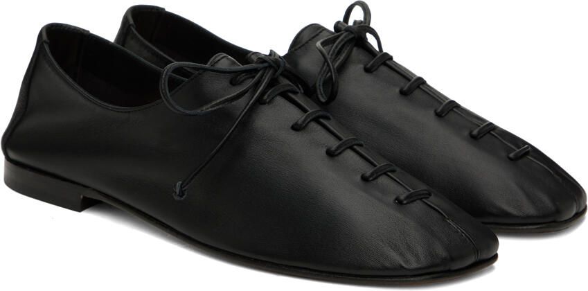 HEREU Black Plegada Oxfords - Picture 2