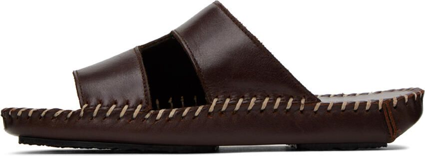 HEREU Brown Torniol Flat Sandals - Picture 3