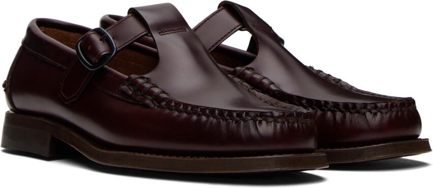 HEREU Burgundy Alber Loafers - Picture 2