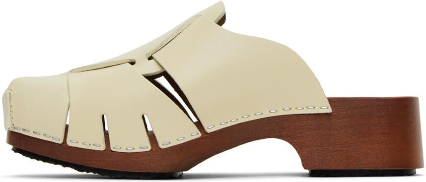 HEREU Off-White Licia Slippers - Picture 3