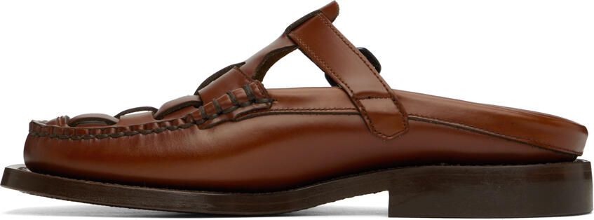 HEREU Tan Bonell Mules - Picture 3