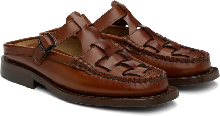 HEREU Tan Bonell Mules - Picture 2