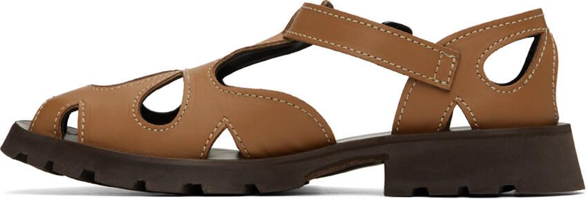 HEREU Tan Floreta Sport Sandals - Picture 4