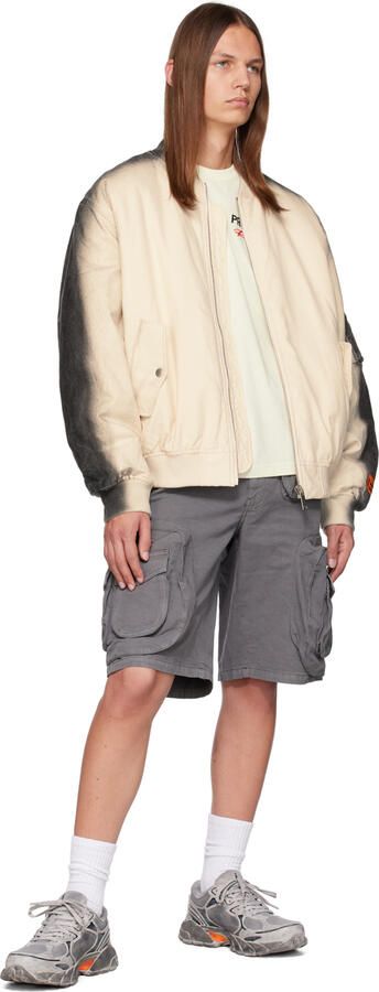 Heron Preston Gray Block Stepper Sneakers - Picture 4