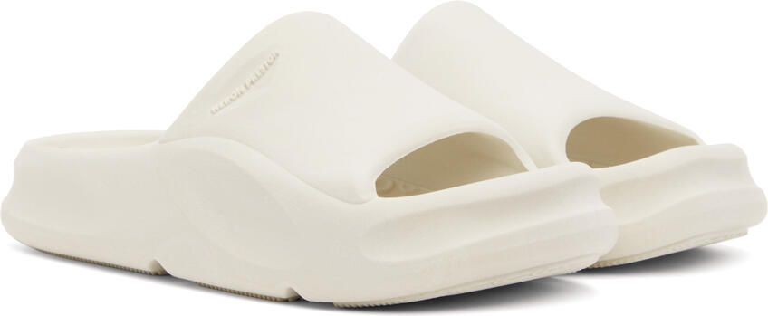 Heron Preston White Eco Molded Slides - Picture 2