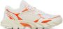 Heron Preston White & Orange Block Stepper Low-Top Sneakers - Thumbnail 1