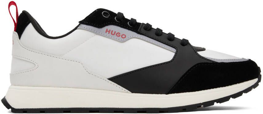 Hugo Black & White Retro Icelin Runn NYPU Sneakers