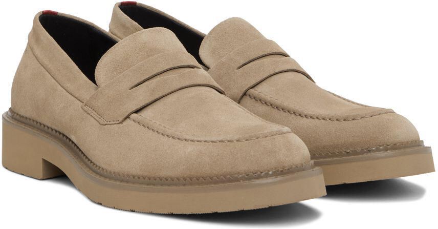 Hugo Beige Loafers - Picture 2