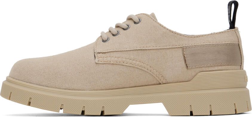 Hugo Beige Printed Derbys - Picture 3