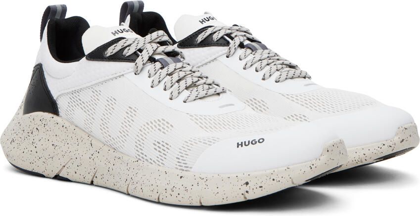 Hugo Beige Reflective Sneakers - Picture 2