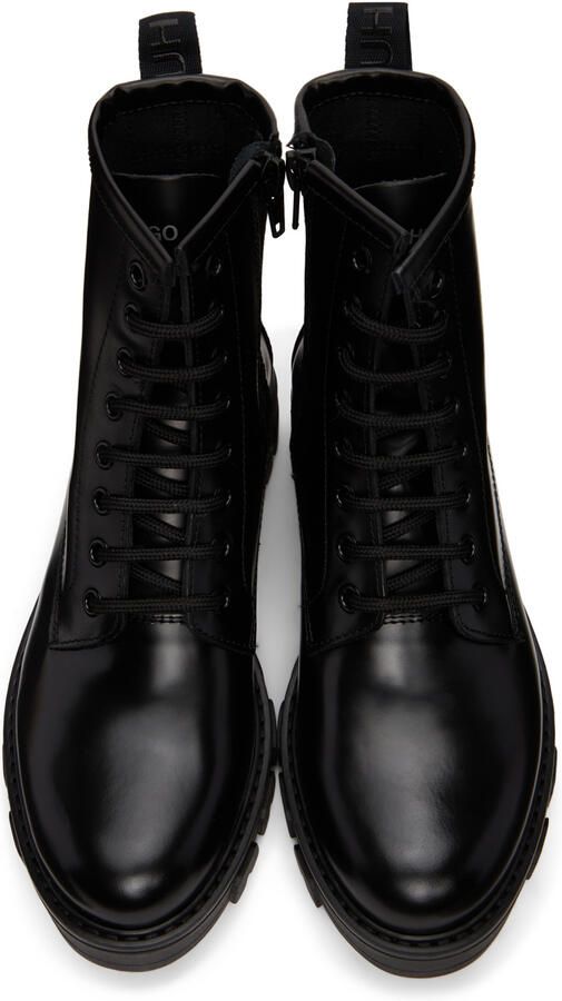 Hugo Black Axel Ankle Boots - Picture 3