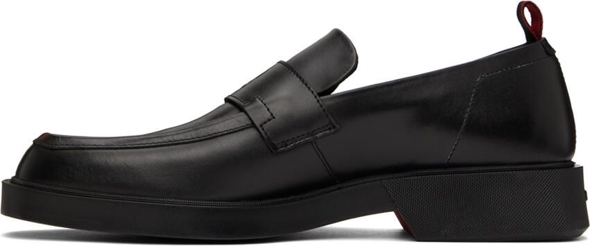 Hugo Black Embossed Loafers - Picture 3