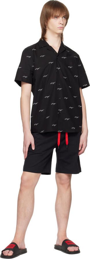 Hugo Black & Red Match Slides - Picture 3