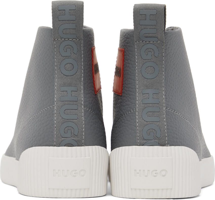 Hugo Gray Zero Hito High-Top Sneakers