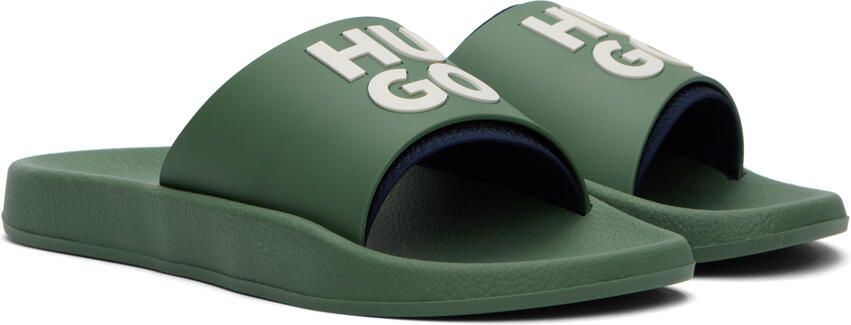 Hugo Green Stacked Sandals - Picture 2