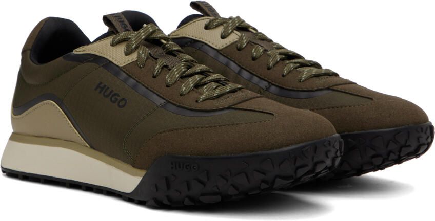 Hugo Khaki Casey Sneakers - Picture 2