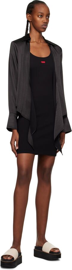 Hugo White Embossed Platform Sandals - Picture 4