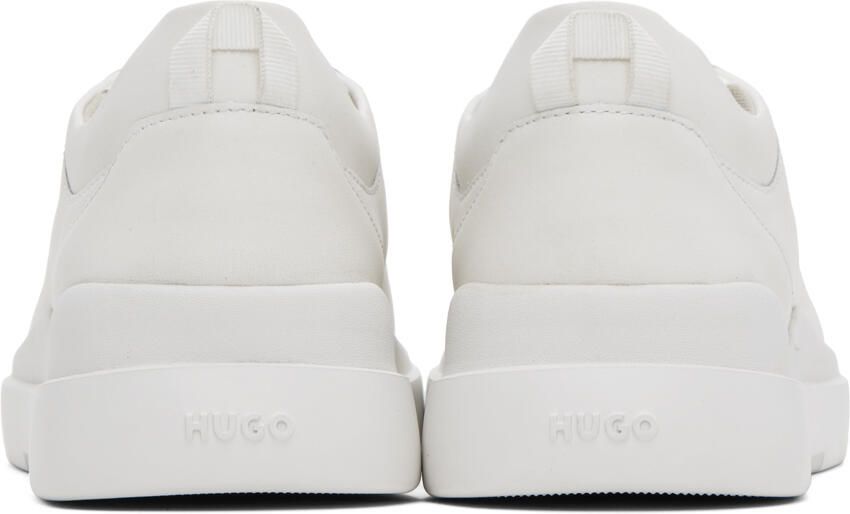 Hugo White Leather Sneakers