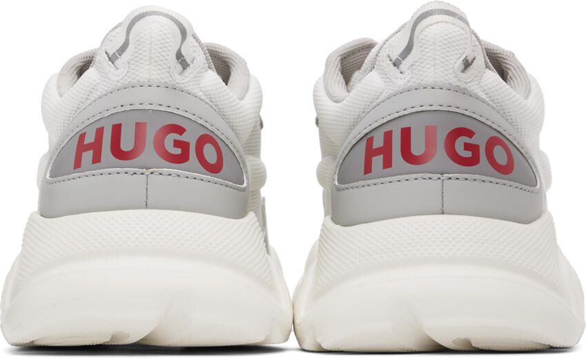 Hugo White Logo Sneakers