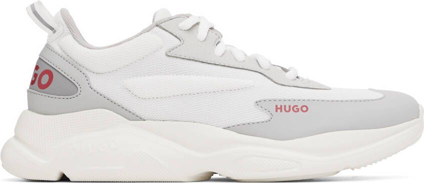Hugo White Logo Sneakers