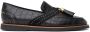 Human Recreational Services Black Croc Del Rey Loafers - Thumbnail 1