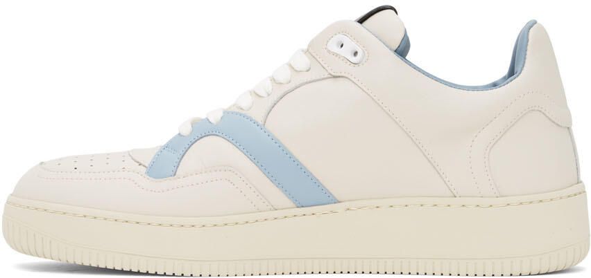 Human Recreational Services Off-White & Blue Mongoose Low Sneakers - Picture 3