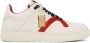 Human Recreational Services Off-White & Red Mongoose Low Sneakers - Thumbnail 1