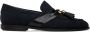 Human Recreational Services SSENSE Exclusive Navy Del Rey Loafers - Thumbnail 1