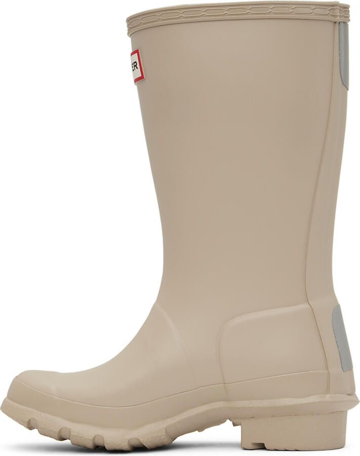 Hunter Kids Gray Original Big Kids Rain Boots - Picture 3
