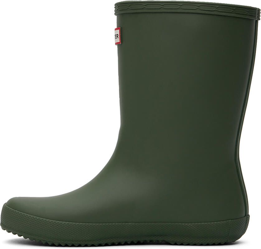 Hunter Kids Green First Classic Little Kids Rain Boots - Picture 2