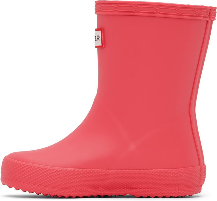 Hunter Kids Pink First Classic Little Kids Rain Boots - Picture 2