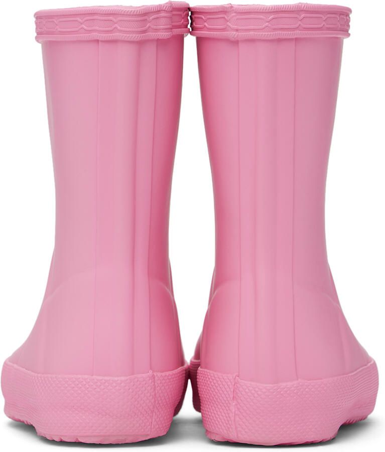 Hunter Kids Pink First Classic Little Kids Rain Boots
