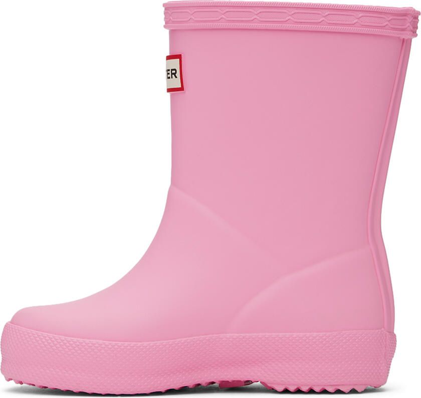 Hunter Kids Pink First Classic Little Kids Rain Boots - Picture 3