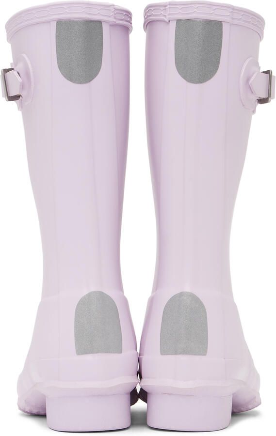 Hunter Kids Purple Original Big Kids Rain Boots - Picture 5