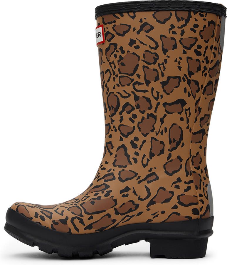 Hunter Kids Tan Original Big Kids Rain Boots - Picture 2
