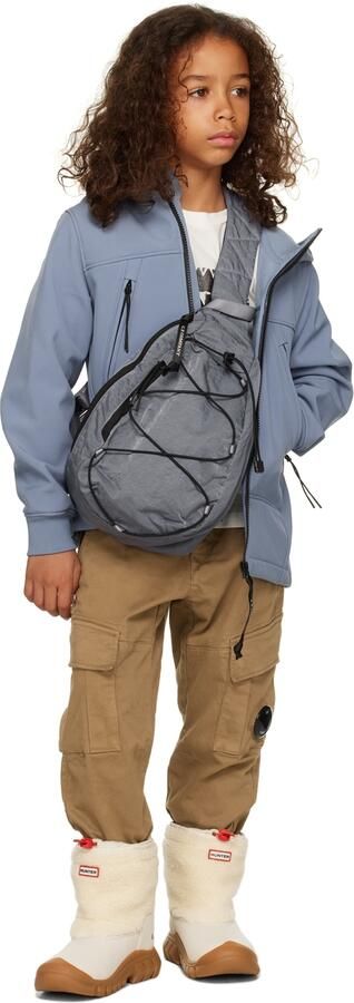 Hunter Kids White Wanderer Big Kids Boots - Picture 4