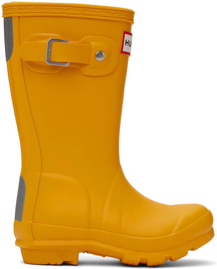 Hunter Kids Yellow Original Little Kids Rain Boots