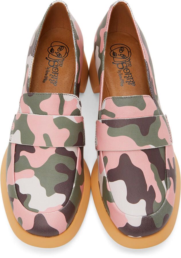 I'm Sorry by Petra Collins Multicolor Camper Edition Camo Loafers