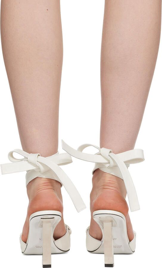 Ioannes White Rococo Tie Heels