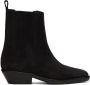 Isabel Marant Black Delena Ankle Boots - Thumbnail 1