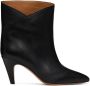 Isabel Marant Black Leather Delf Boots - Thumbnail 1