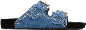 Isabel Marant Blue Lennyo Buckle Sandals