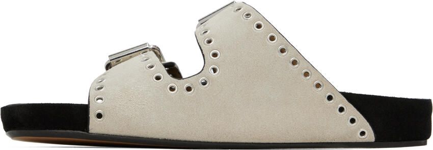 Isabel Marant Beige Lennyo Sandals - Picture 4