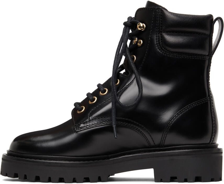 Isabel Marant Black Campah Combat Boots - Picture 3