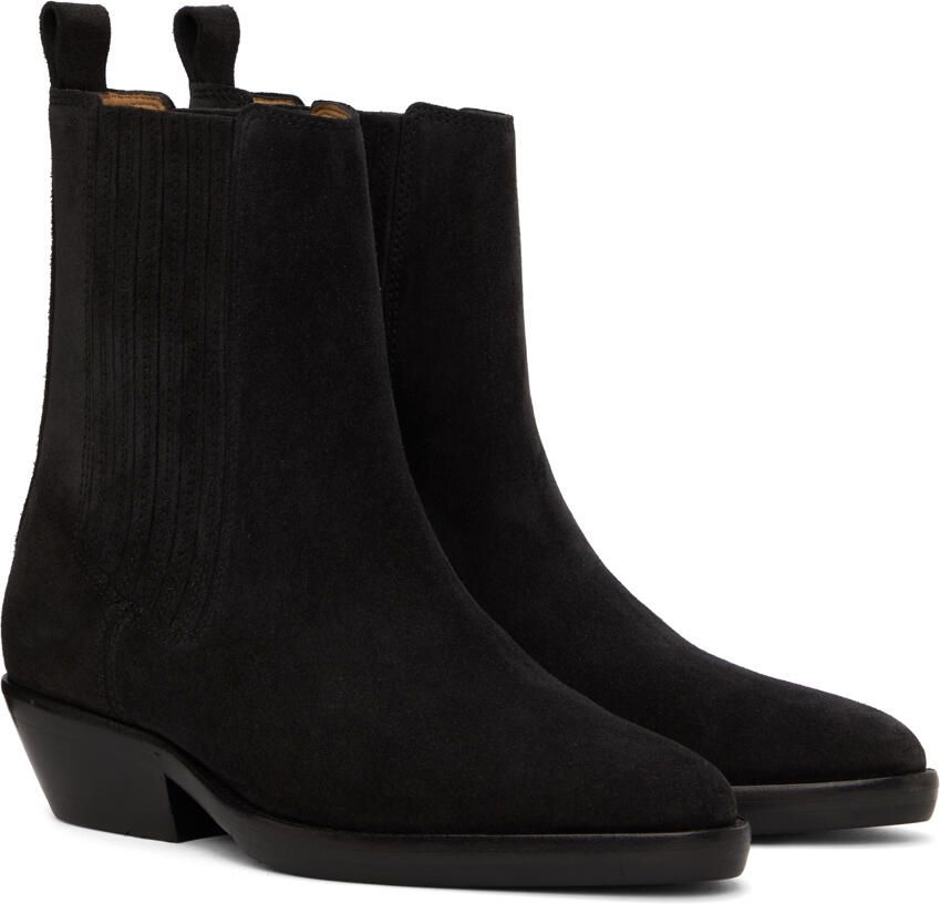 Isabel Marant Black Delena Ankle Boots