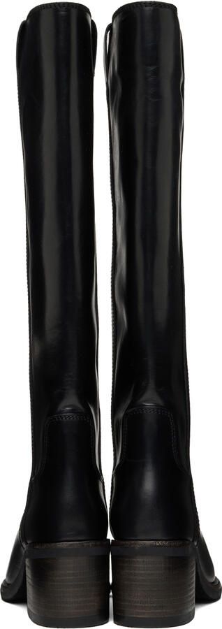 Isabel Marant Black Shiny Leather Tall Boots - Picture 3