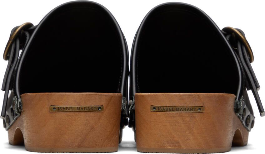 Isabel Marant Black Thalie Clogs - Picture 1