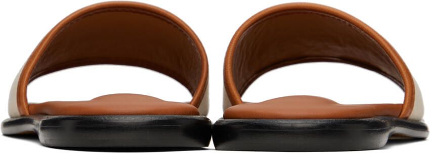 Isabel Marant Off-White & Brown Vikee Sandals - Picture 2